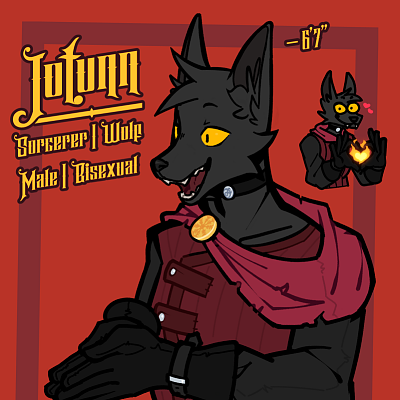Image For Post | Name: Jötunn ("Yuh-ton".) (You can just call me "Jotunn". Don't worry about the 'ö'.)

Species: Fenring (Valheim - Wolf)                 
Age: 24                   
Height: 6'7"                                           
Weight: 220lbs

[NSFW]           
Orientation: Switch. (Top/Dom lean.)           
Dick type: Humanoid              
Flaccid dick size: 4 inches.             
Erect dick size: 8.5 inches!                


[CONTACT]                                                 
If I disconnect from you, sorry! Yiffspot sucks, and I never disconnect intentionally!       
Telegram: @SoulStarved
