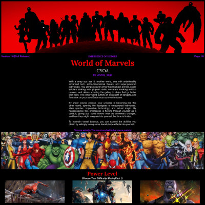Image For Post World of Marvels CYOA v1 by Lowkey_Sage