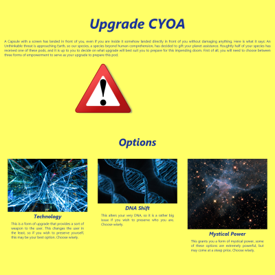 Image For Post Upgrade CYOA by ObsessionObsessor
