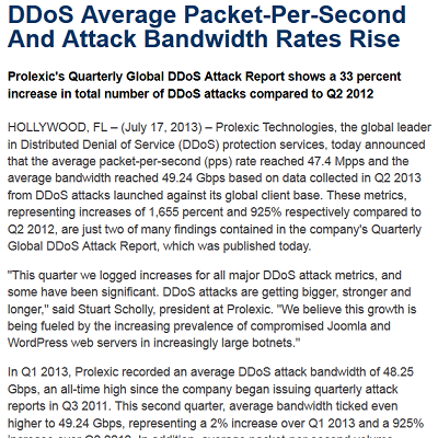 Image For Post | Here's relevant DDoS data from the year that this drama went down. 
His server was "hit" by approximately 1/4,150th (0.02%) of the data of 1 average DDoS attack for that year, and these "attacks" always occurred during peak or near-peak traffic hours: so it was obviously never a DDoS, yet he claimed it was anyway.

THIS IS LIKE HIM GETTING 1 TINY SPLINTER ENTIRELY DUE TO HIS OWN CARELESSNESS, LACK OF PLANNING, LACK OF TESTING, AND NOT WANTING TO SPEND ANY MONEY ON A DECENT PLANK THAT WOULDN'T GIVE HIM SPLINTERS, THEN CONTACTING AS MANY JOURNALISTS AS HE COULD TO CLAIM THAT HE WAS MALICIOUSLY COVERED IN 4,150 SPLINTERS IN A TARGETED ATTACK, AND HE WANTS PEOPLE TO SUPPORT HIM EVEN MORE.