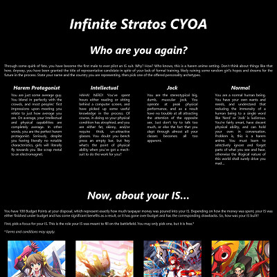 Image For Post Infinite Stratos CYOA