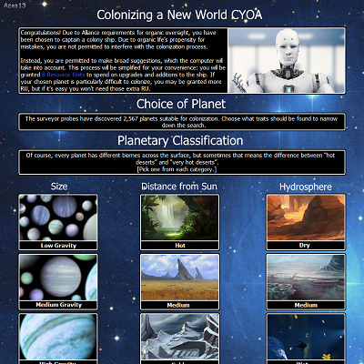 Image For Post Colonizing a New World CYOA by Azes13