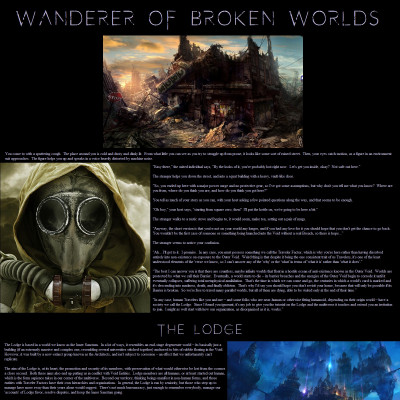 Image For Post Wanderer of Broken Worlds CYOA by Lone Observer