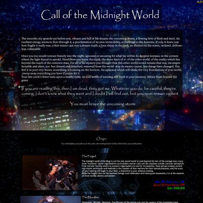 Image For Post Call of The Midnight World CYOA by Gilgamesh from /tg/