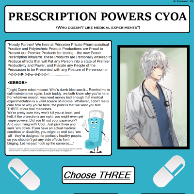 Image For Post Prescription Powers CYOA v2 by Plywood
