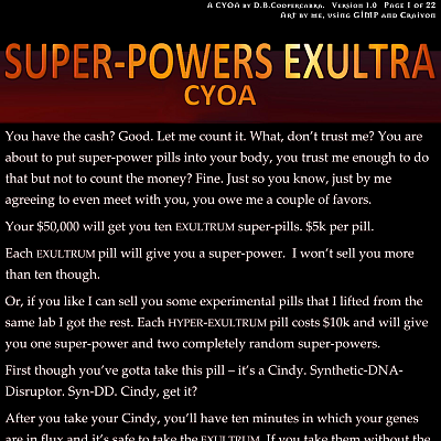 Image For Post Super-Powers Exultra CYOA by AshleyJoannaLaw