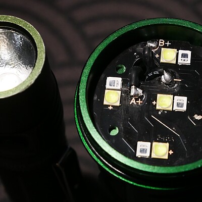 Image For Post Need an ID on the emitters on the right. Are they LH351Ds? WG-819 from Sofirn.