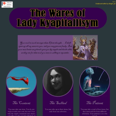 Image For Post The Wares of Lady Kyapitallisym (V1.1) [OC] [CYOA]