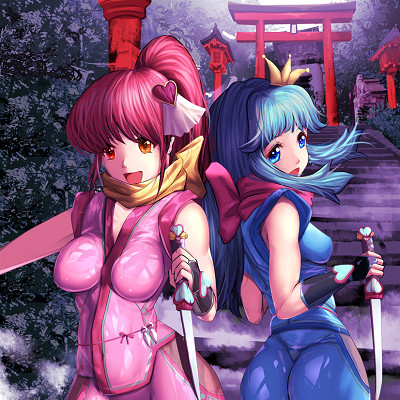 Image For Post Cure Lovely and Cure Princess as ninjas