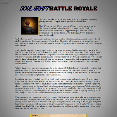 Image For Post Soul Graft Battle Royale CYOA v2 by LordCirce