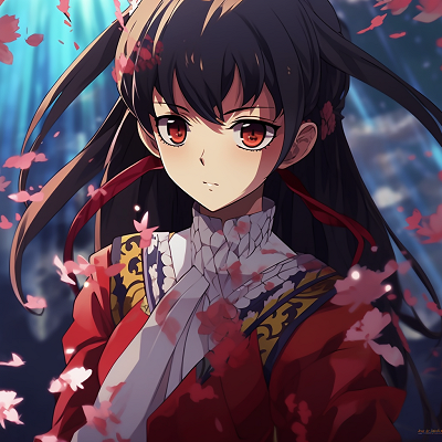 Image For Post | Anime girl sporting a beautiful Kimono, traditional patterns, and vivid colors. anime girl pfp in high quality - [High Quality Anime PFP Gallery](https://hero.page/pfp/high-quality-anime-pfp-gallery)