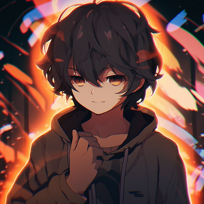 Image For Post | Anime boy in a futuristic aesthetic, highlighting sharp details and contrast. pfp anime with aesthetic feel - [Aesthetic PFP Anime Collection](https://hero.page/pfp/aesthetic-pfp-anime-collection)