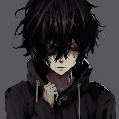 Image For Post | Emo anime character with heavy shadowing and vibrant eye detail. assortment of emo pfp anime - [Emo Pfp Anime Gallery](https://hero.page/pfp/emo-pfp-anime-gallery)