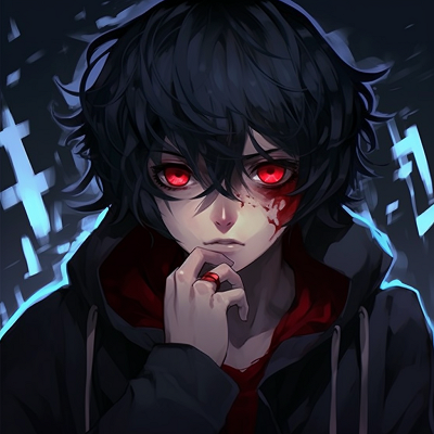 Image For Post | An emo anime boy's expression of anguish, exhibiting dynamic lines and muted hues. emo pfp anime boys display - [Emo Pfp Anime Gallery](https://hero.page/pfp/emo-pfp-anime-gallery)