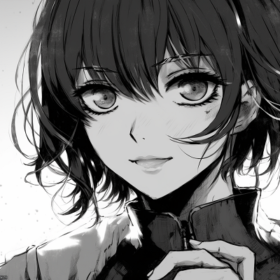 Image For Post | Detailed portrait of a manga character, showcasing the emphasis on facial features. black and white anime pfp manga - [anime pfp manga optimized](https://hero.page/pfp/anime-pfp-manga-optimized)