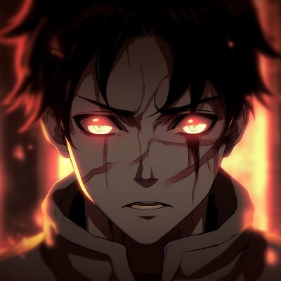 Image For Post | Levi Ackerman in an enticing pose, cloaked in an enchanting glowing aura. 4k resolution glowing anime pfp gallery - [Glowing Anime PFP Central](https://hero.page/pfp/glowing-anime-pfp-central)