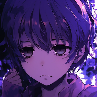 Image For Post | Anime character with captivating violet eyes, high contrast and bright hues. eye-catching purple anime boys - [Expert Purple Anime PFP](https://hero.page/pfp/expert-purple-anime-pfp)