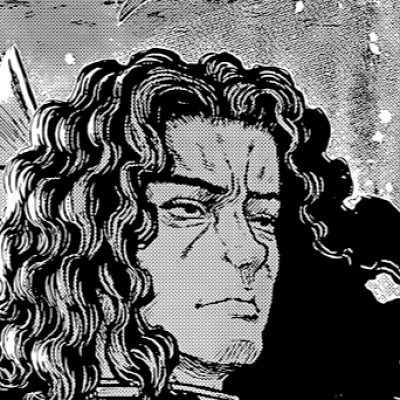 Image For Post | Aesthetic anime & manga PFP for discord, Berserk, A Fading Torch in a Pitch Black Night - 371, Page 6, Chapter 371. 1:1 square ratio. Aesthetic pfps dark, color & black and white. - [Anime Manga PFPs Berserk, Chapters 342](https://hero.page/pfp/anime-manga-pfps-berserk-chapters-342-374-aesthetic-pfps)