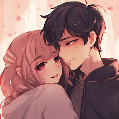 Image For Post | Anime couple holding hands, showing signs of intimacy and warmth. The image uses a vibrant color palette and detailed shading. assortment of anime matching pfp couple - [Anime Matching Pfp Couple](https://hero.page/pfp/anime-matching-pfp-couple)