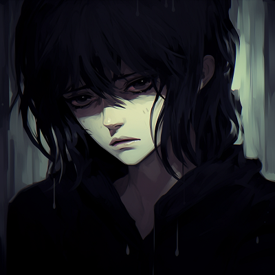 Image For Post | Anime girl portrayed crying in the rain, dramatic composition with wet details and cool color tones. mysterious sad anime pfpHD, free download - [Sad Anime pfp Collection](https://hero.page/pfp/sad-anime-pfp-collection)