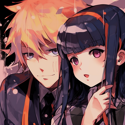 Image For Post | Close-up of Naruto and Hinata in matching profile pictures, detailed features and strong contrast. matching anime pfp for couplesHD, free download - [matching anime pfp](https://hero.page/pfp/matching-anime-pfp)