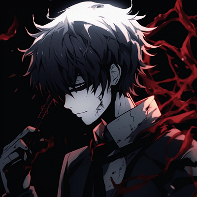 Image For Post | Kaneki in mid-transformation, showcasing the dark tone and gothic feel. unique anime gif pfp - [Anime GIF PFP Central](https://hero.page/pfp/anime-gif-pfp-central)