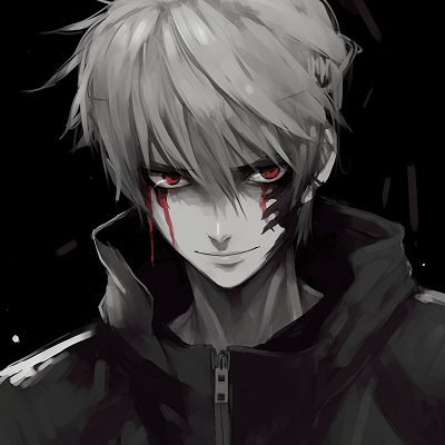 Image For Post | Detail on Fade's intense gaze, featuring high contrast and fine lines. edgy anime pfp male characters - [Edgy Anime PFP Collection](https://hero.page/pfp/edgy-anime-pfp-collection)