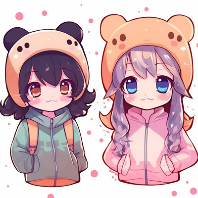 Image For Post | Chibi style anime characters, use of pastel colors and simple shapes. anime 3 matching pfp cute edition - [Anime 3 Matching Pfp Top Picks](https://hero.page/pfp/anime-3-matching-pfp-top-picks)