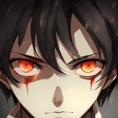 Image For Post | A drawing of an anime boy with ethereal eyes, using shade variations and light effects for a glowing eye depiction unique anime eyes pfp boy drawings - [Anime Eyes PFP Mastery](https://hero.page/pfp/anime-eyes-pfp-mastery)