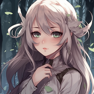 Image For Post | Profile of magic elf, strong outlines with exceptional details on the pointed ear and elven ornaments. 512x512 anime pfp fantasy - [512x512 Anime pfp Collection](https://hero.page/pfp/512x512-anime-pfp-collection)
