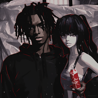 Image For Post | Transformation of Playboi Carti into a ghoul, detail-oriented lines and unique design. playboi carti anime pfp aesthetics - [Playboi Carti PFP Anime Art Collection](https://hero.page/pfp/playboi-carti-pfp-anime-art-collection)