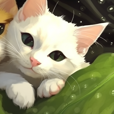 Image For Post | Two cats on a hill, paws almost touching, watching a sunset, warm colors and intricate shadows. adorable matching pfp cat concepts pfp for discord. - [matching pfp cat, aesthetic matching pfp ideas](https://hero.page/pfp/matching-pfp-cat-aesthetic-matching-pfp-ideas)