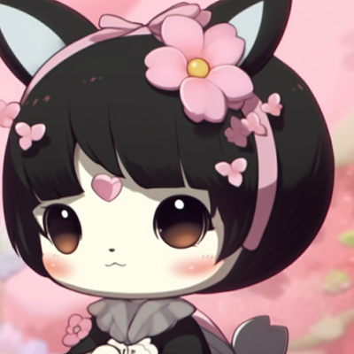 Image For Post | My Melody and Kuromi framed by flowers, showcasing soft lines and delicate shading. my melody and kuromi matching aesthetic pfp pfp for discord. - [my melody and kuromi matching pfp, aesthetic matching pfp ideas](https://hero.page/pfp/my-melody-and-kuromi-matching-pfp-aesthetic-matching-pfp-ideas)
