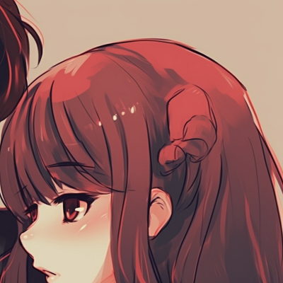 Image For Post | Two characters blushing, soft shading and playful aura. adorable matching pfp couples pfp for discord. - [matching pfp couples, aesthetic matching pfp ideas](https://hero.page/pfp/matching-pfp-couples-aesthetic-matching-pfp-ideas)