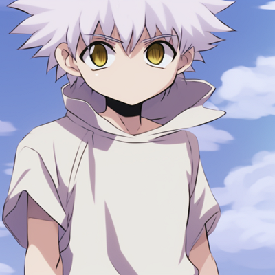Image For Post | Gon and Killua standing back-to-back for height comparison, light shading and simple colors. cool gon vs killua matching pfp pfp for discord. - [gon and killua matching pfp, aesthetic matching pfp ideas](https://hero.page/pfp/gon-and-killua-matching-pfp-aesthetic-matching-pfp-ideas)