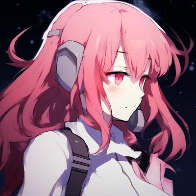 Image For Post | Zero Two with an intriguing glare, strong and well defined lines with brighter contrast. egirl pfp from latest anime pfp for discord. - [Best Egirl Pfp Anime Suggestions](https://hero.page/pfp/best-egirl-pfp-anime-suggestions)