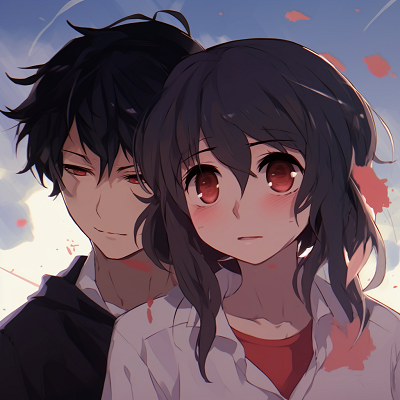 Image For Post | A poignant image from Kimi no Na wa showing Taki and Mitsuha teary-eyed against a starry backdrop, pastel colors providing an additional depth. anime pfp sad artworks pfp for discord. - [anime pfp sad Series](https://hero.page/pfp/anime-pfp-sad-series)