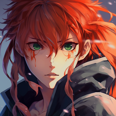 Image For Post | Asuka with her red hair, strong color palette and detailed linework. exceptional anime pfp pfp for discord. - [anime pfp cool](https://hero.page/pfp/anime-pfp-cool)
