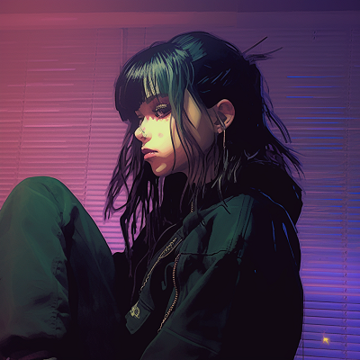 Image For Post | Anime character giving an intense stare, layered with the grunge theme of high grain and noise. trends in grunge aesthetic pfp pfp for discord. - [All about grunge aesthetic pfp](https://hero.page/pfp/all-about-grunge-aesthetic-pfp)
