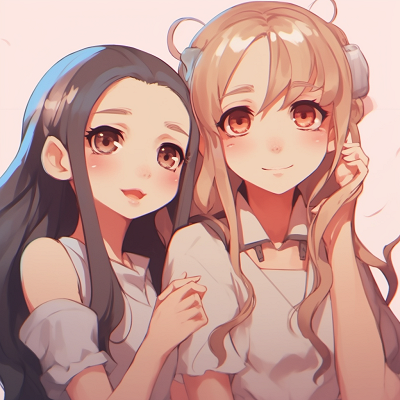 Image For Post | Three female anime characters, delicate shading and expressive eyes. anime pfp girl trio pfp for discord. - [Anime Trio PFP](https://hero.page/pfp/anime-trio-pfp)