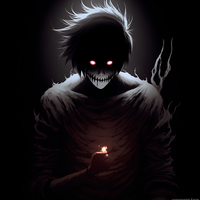 Image For Post | L and Ryuk in shadows, high contrast and detailed features. unique ideas for scary anime pfp pfp for discord. - [Scary Anime PFP Collection](https://hero.page/pfp/scary-anime-pfp-collection)