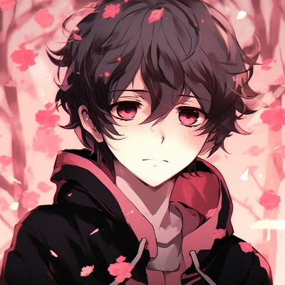 Image For Post | Anime boy with sakura blossom background, vibrant pink hues and soft linework. anime boy pfp ideas pfp for discord. - [anime guys pfp suggestions](https://hero.page/pfp/anime-guys-pfp-suggestions)