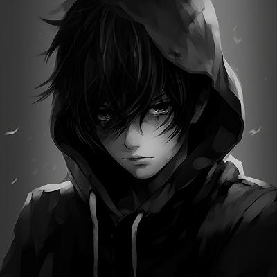 Image For Post | Anime boy represented in a melancholy aesthetic with prominence of black color elements. anime boy pfp aesthetic in black pfp for discord. - [Anime Boy PFP Aesthetic Selection](https://hero.page/pfp/anime-boy-pfp-aesthetic-selection)