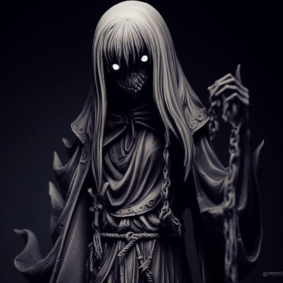 Image For Post | A chilling Grim Reaper anime figure, detailed skeletal features with dark overtones. conceptual ideas for scary anime pfp pfp for discord. - [Scary Anime PFP Collection](https://hero.page/pfp/scary-anime-pfp-collection)