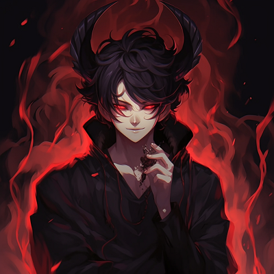 Image For Post | Demon Lord in a victorious pose, showcasing detailed costume design and bold linework. top ranked demon anime pfp pfp for discord. - [Demon Anime PFP](https://hero.page/pfp/demon-anime-pfp)