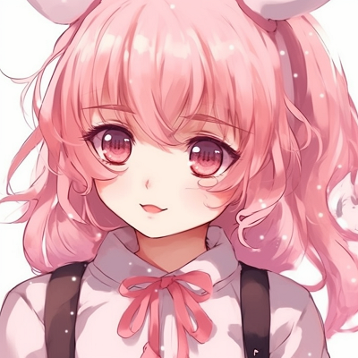 Image For Post | A sweet anime girl with pink hair, radiant eyes, and a soft smile, characterized by soft pastel colors. cute pink anime girl pfp collection pfp for discord. - [Pink Anime Girl PFP Gallery](https://hero.page/pfp/pink-anime-girl-pfp-gallery)
