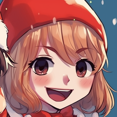 Image For Post | Two characters in Santa hats, playful expressions and bright, cheerful colors. animated christmas matching pfp pfp for discord. - [christmas matching pfp, aesthetic matching pfp ideas](https://hero.page/pfp/christmas-matching-pfp-aesthetic-matching-pfp-ideas)