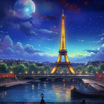 Image For Post Classic Art in 4K Starry Paris Night - Wallpaper