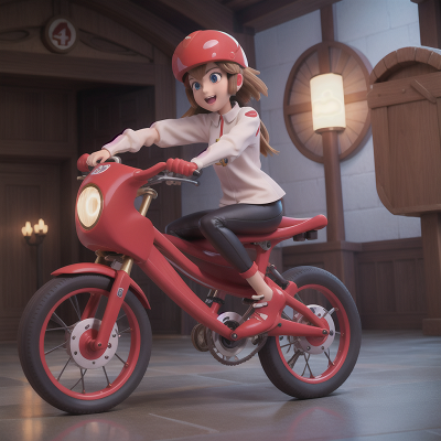 Image For Post Anime, bicycle, virtual reality, pizza, knights, saxophone, HD, 4K, AI Generated Art