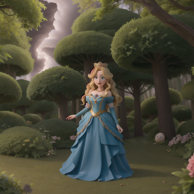 Image For Post Anime, queen, enchanted forest, tornado, key, hero, HD, 4K, AI Generated Art
